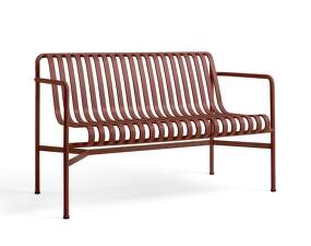 Palissade Dining Bench, iron red