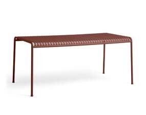 Palissade Table 170, iron red