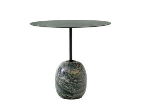 Lato Side Table LN9, deep green/verde alpi marble
