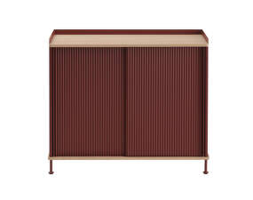 Enfold Sideboard 100x85, oak/deep red