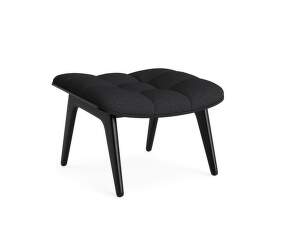 Mammoth Ottoman, black oak / Hallingdal 180