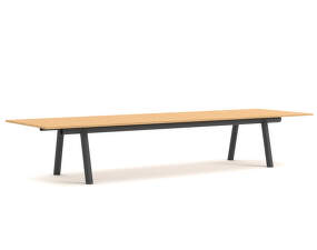 Boa Table 420x128x75 cm, charcoal / oak