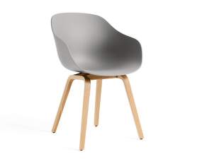 AAC 222 Chair Oak Veneer, concrete grey