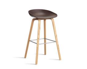 AAS 32 Bar Stool High Oak Veneer, raisin