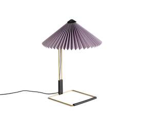 Matin 300 Table Lamp, polished brass / lavender