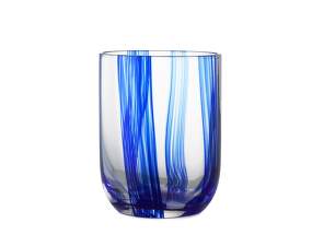 Stripe Glass, blue stripes