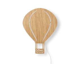 Air Balloon Lamp, oiled oak