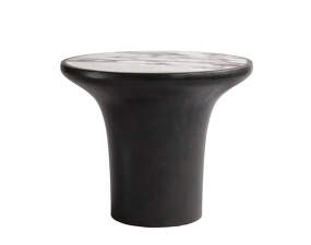 Trumpet Table Low, calacatta