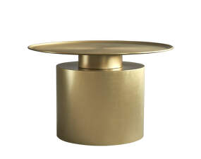 Pillar Table Low, brass