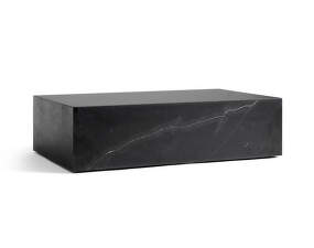 Plinth Lounge Table Low, Nero Marquina