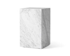 Plinth Side Table Tall, Carrara