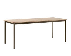 Drip HW116 Dining Table, bronzed/lacquered oak