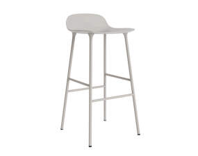 Form Bar Chair 75 cm Steel, warm grey
