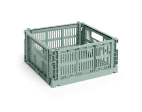 Colour Crate Medium Square, sage green