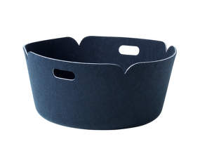 Restore Round Basket, midnight blue