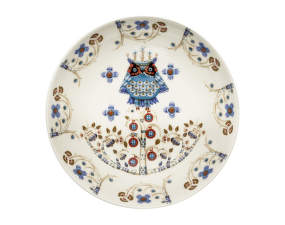 Taika Deep Plate 20 cm, deco white