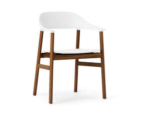 Herit Armchair Smoked Oak, white