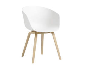 AAC 22 Chair Oak Veneer, white