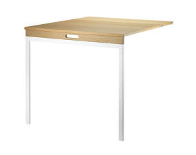 String Folding Table, oak/white