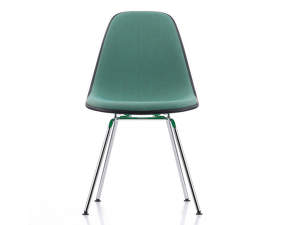 Eames Plastic Side Chair DSX, full padded