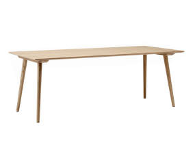 In Between SK5 Table, clear lacquered oak
