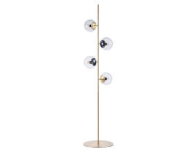 Orb Floor Lamp, matt antique brass