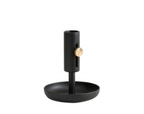 Granny Candle Holder H11.5, black