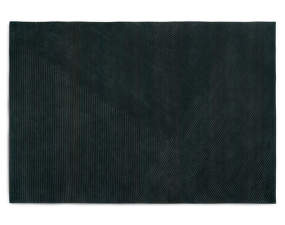 Row Rug Large, dark green