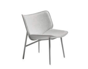 Dapper Lounge Chair, grey base / Divina Melange 120