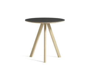 Copenhague CPH 20 Table Ø50, oak/black linoleum