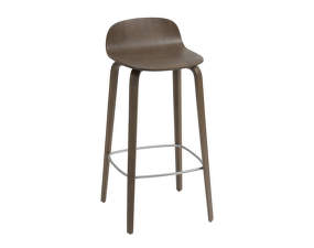 Visu Bar Stool 75 cm, stained dark brown