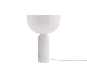 Kizu Table Lamp Small, white marble