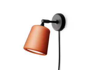 Material Wall Lamp, terracotta