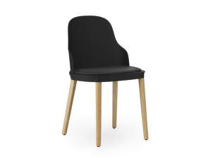 Allez Chair Oak, black leather