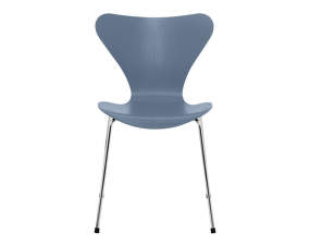 Series 7 Chair Coloured, chrome/dusk blue