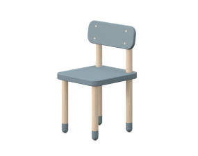 Dots Chair with Backrest, blue