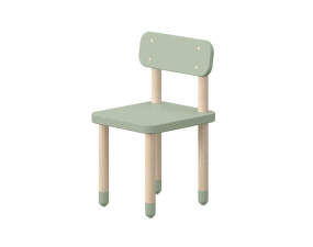 Dots Chair with Backrest, natural green