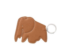 Elephant Key Ring, cognac