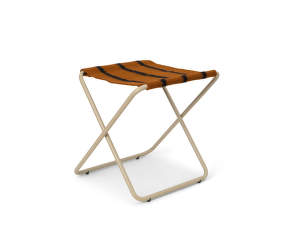 Desert Stool, cashmere/stripes