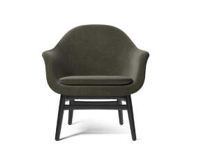 Harbour Lounge Chair, black oak / Fiord 961