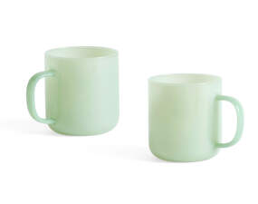 Borosilicate Mug, Set of 2, jade light green