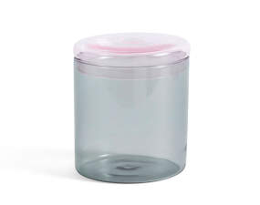 Borosilicate Jar L, grey