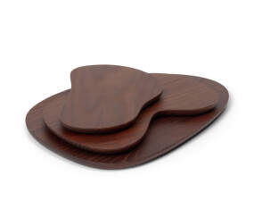 Cairn Cutting Boards, Set of 3, dark brown