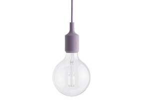 E27 Pendant Lamp, dusty lilac