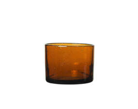 Oli Water Glass Low, amber
