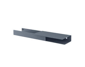 Folded Shelf Platform, blue-grey