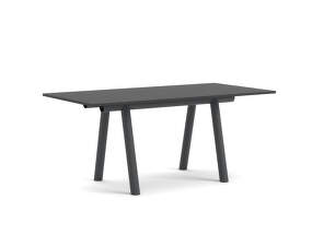 Boa Table 220x110x95 cm, charcoal / black laminate