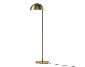 Aluna Floor Lamp, matt brass plated iron