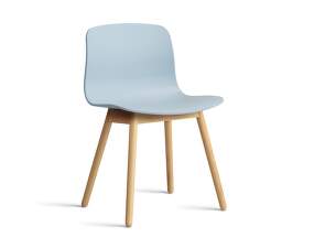 AAC 12 Chair Solid Oak, slate blue