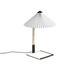 Matin 300 Table Lamp, polished brass / white